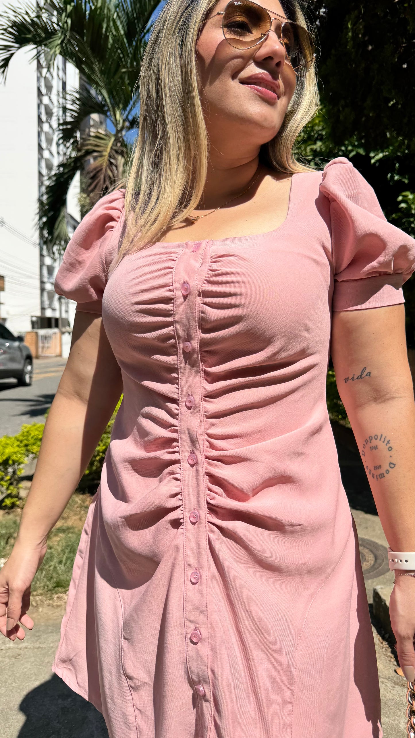 Vestido BIANCA Color Rosa