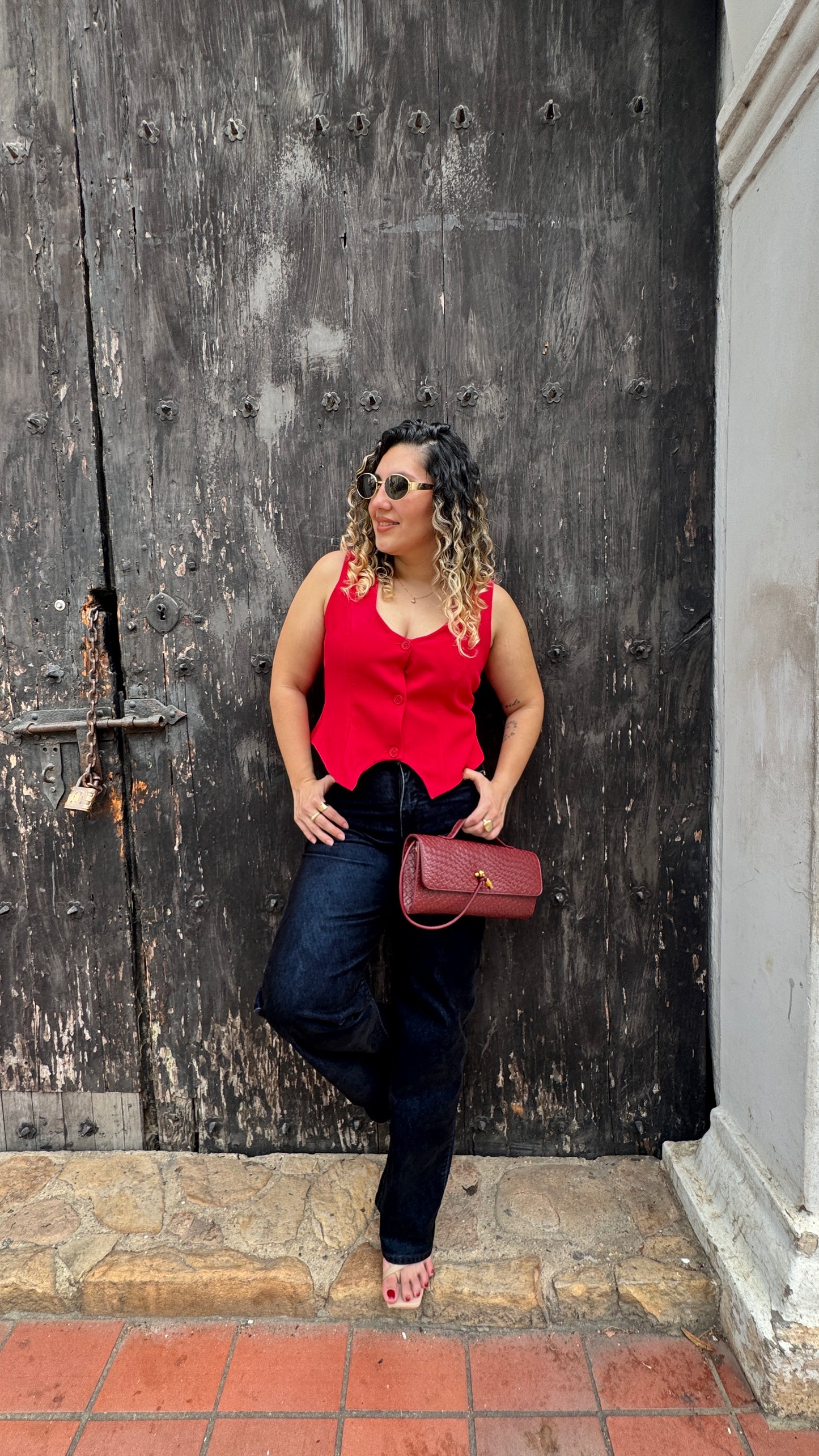 Chaleco BRUNA Color Rojo