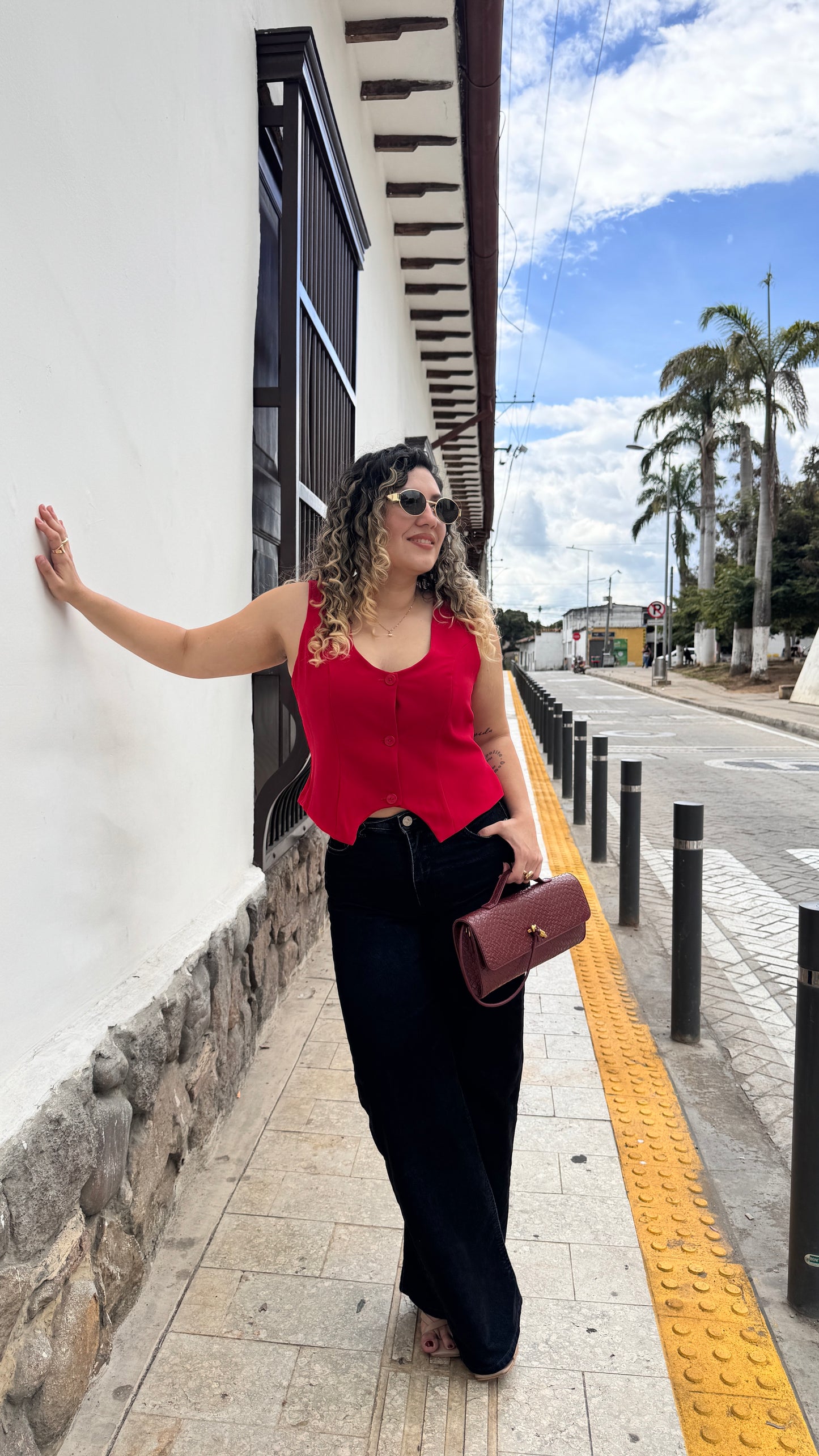 Chaleco BRUNA Color Rojo