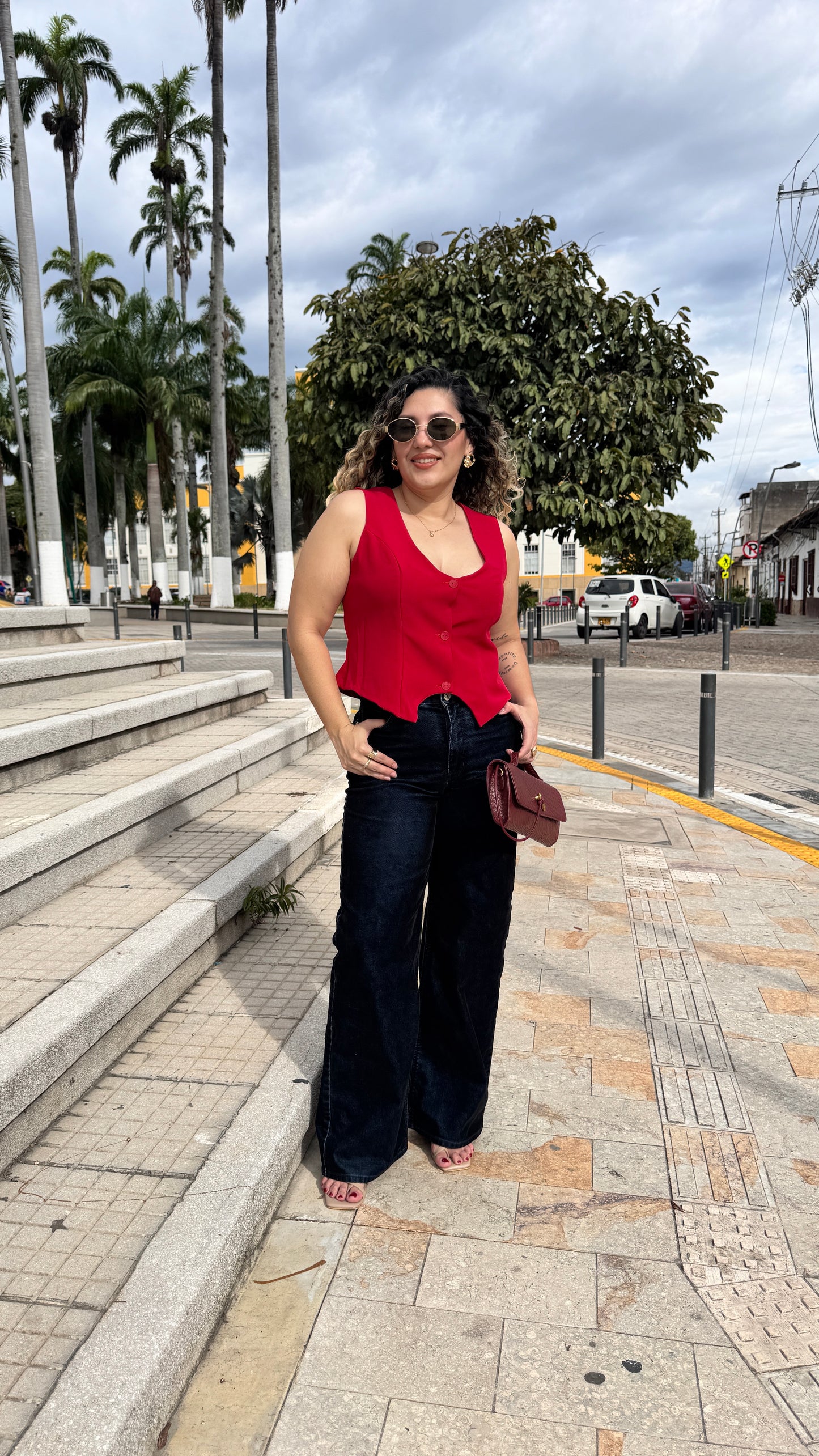 Chaleco BRUNA Color Rojo
