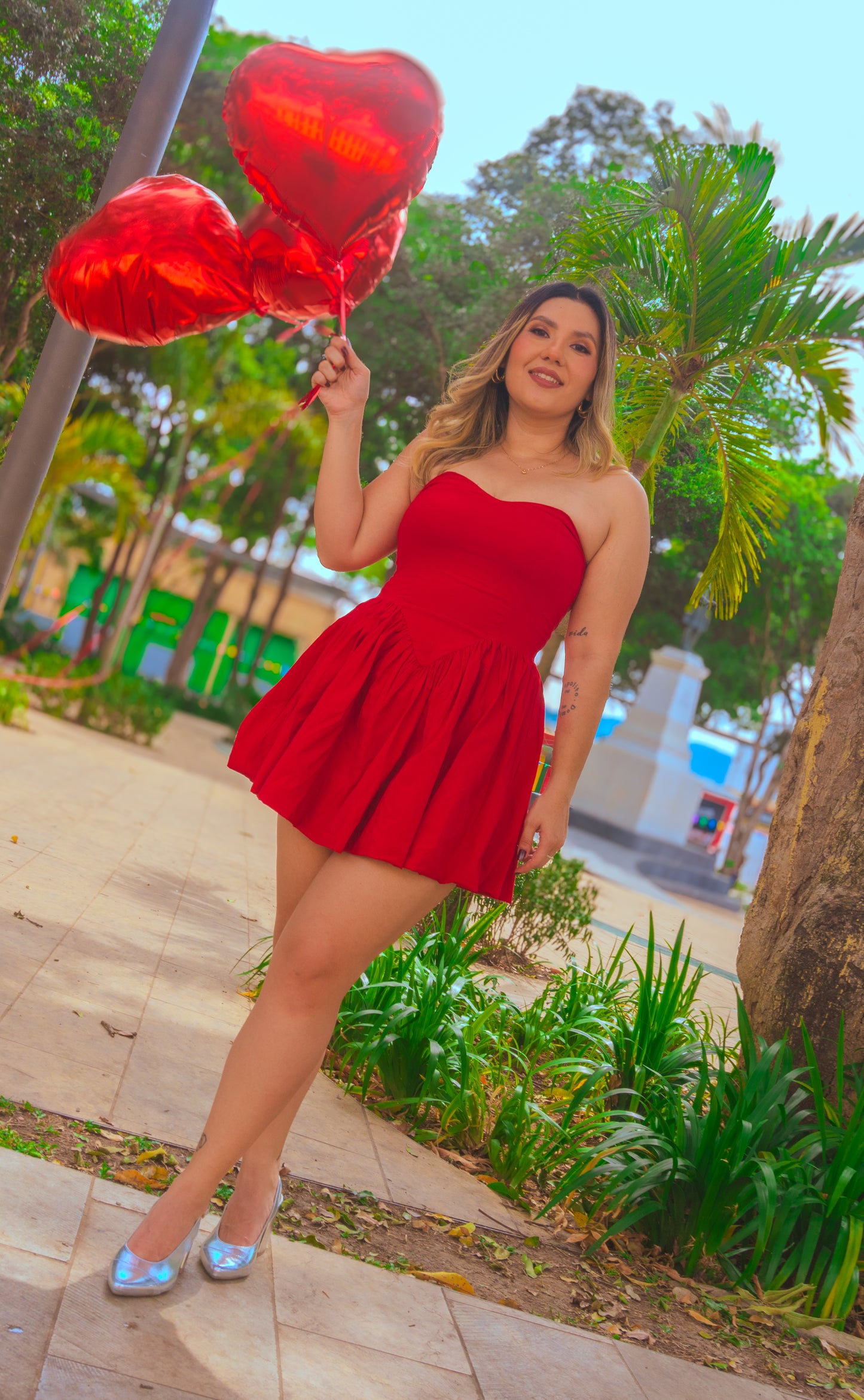 Vestido ARENA Color Rojo