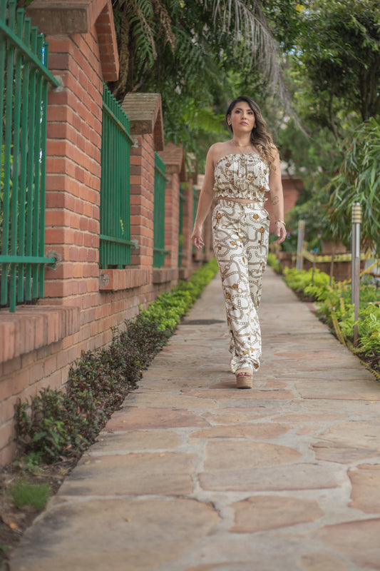 Set Corina Estampado Cadenas