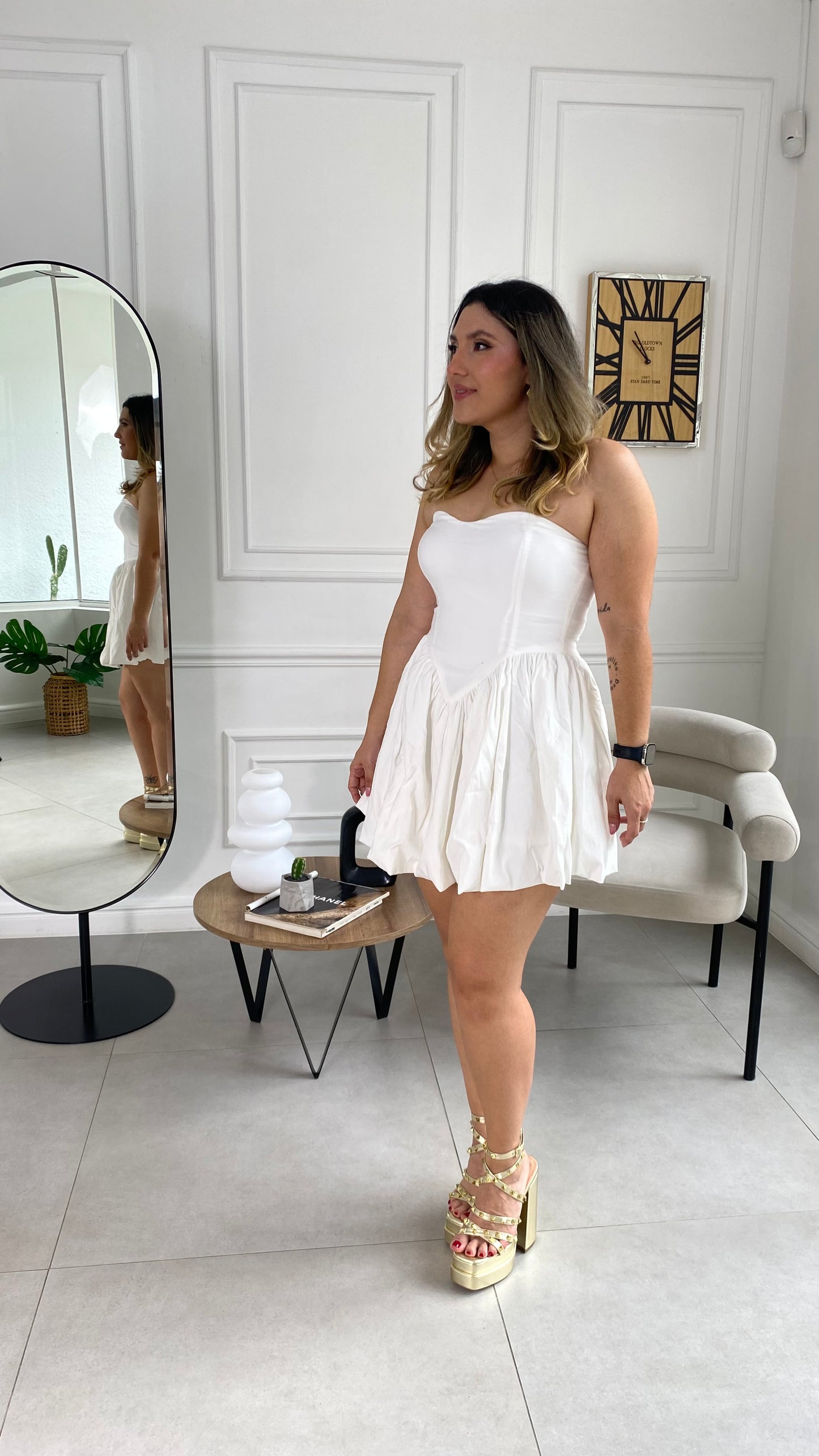 Vestido ARENA Color Blanco