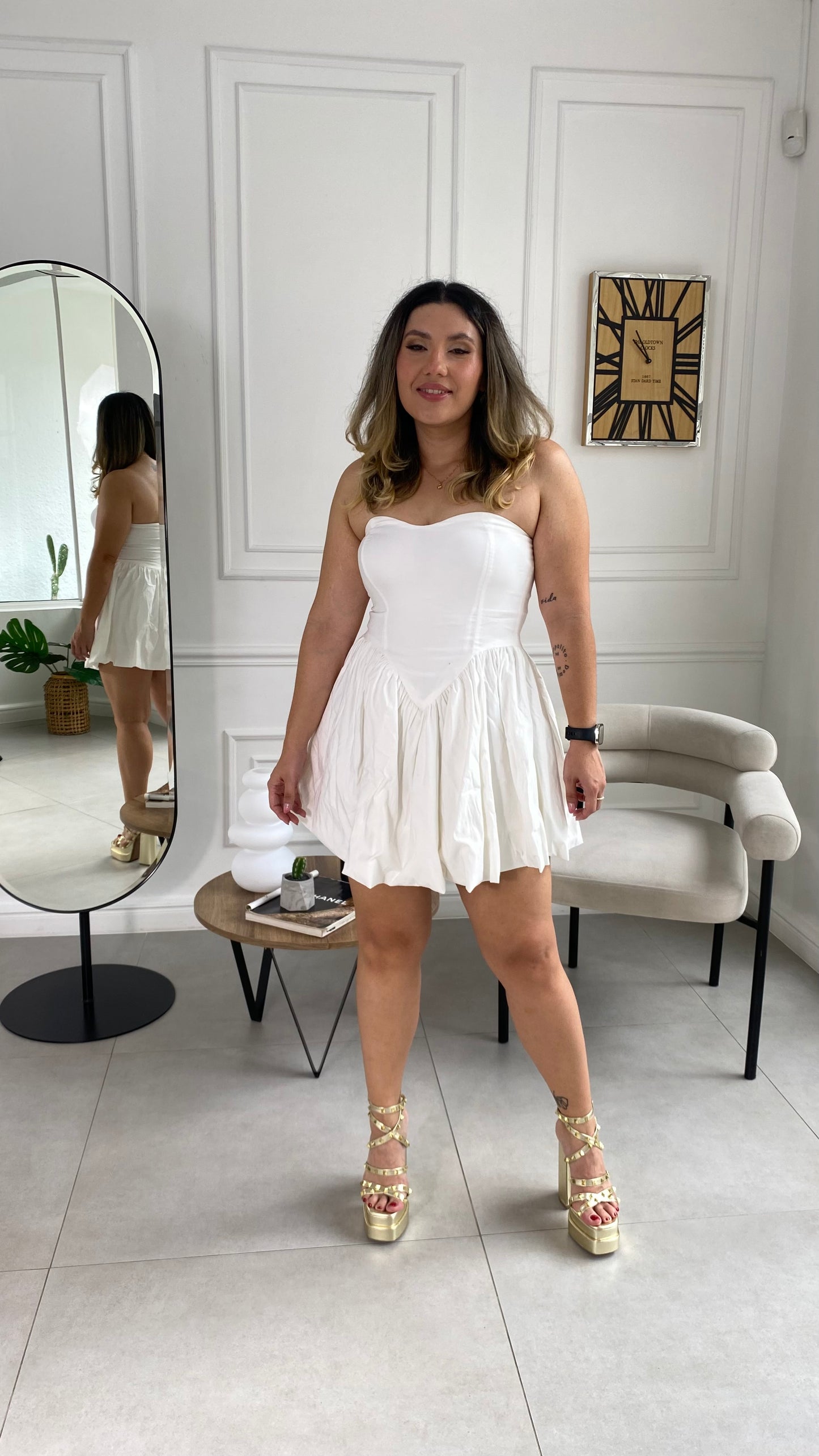 Vestido ARENA Color Blanco