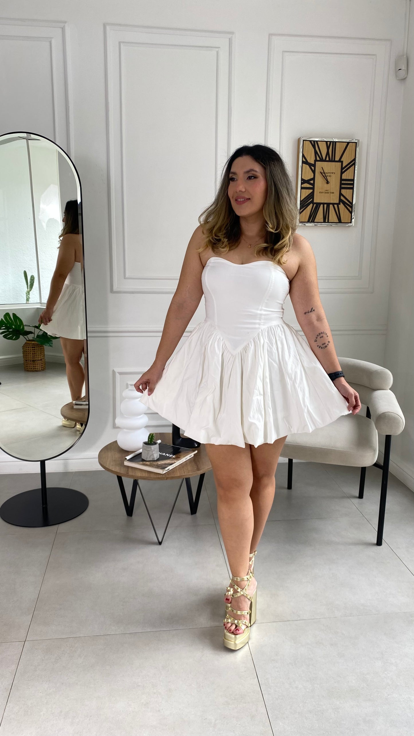 Vestido ARENA Color Blanco
