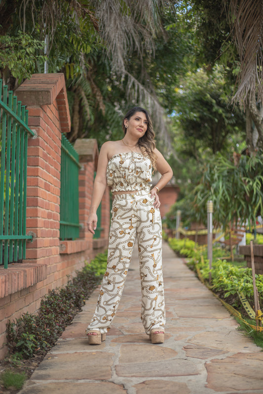 Set Corina Estampado Cadenas