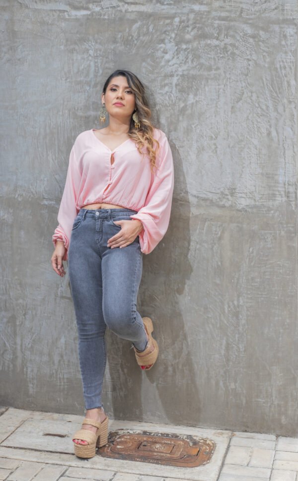 Blusa Sara Color Rosa - Image 2