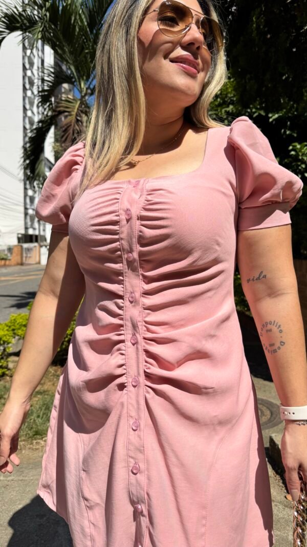 Vestido Bianca Color Rosa - Image 3