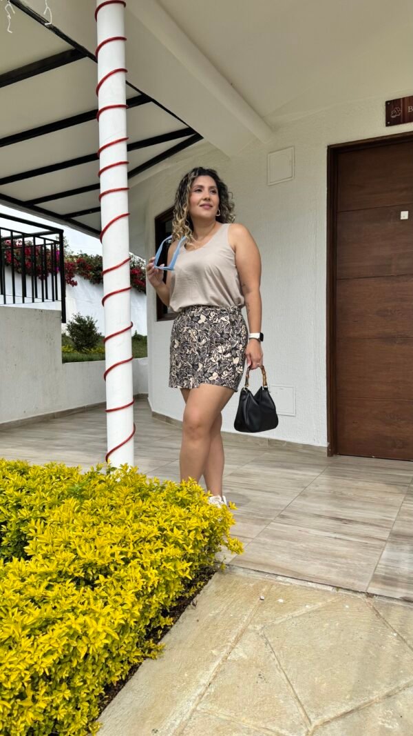 Blusa Safary Color Mocca - Image 2