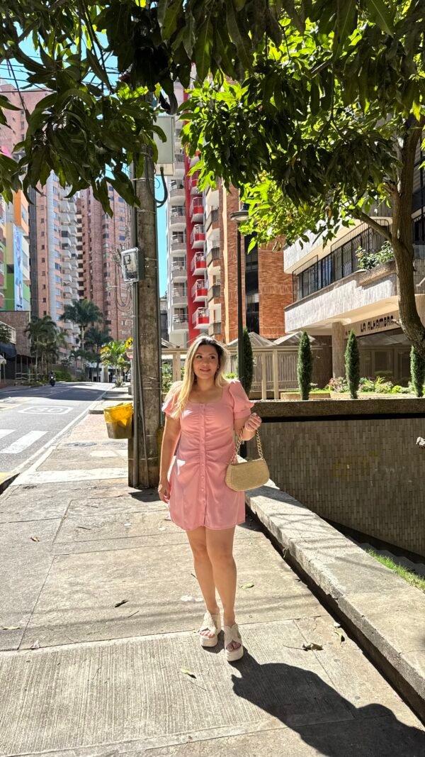 Vestido Bianca Color Rosa - Image 2