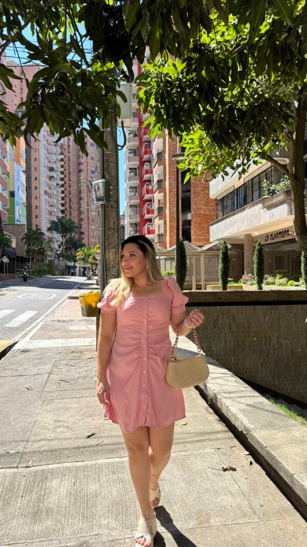 Vestido Bianca Color Rosa